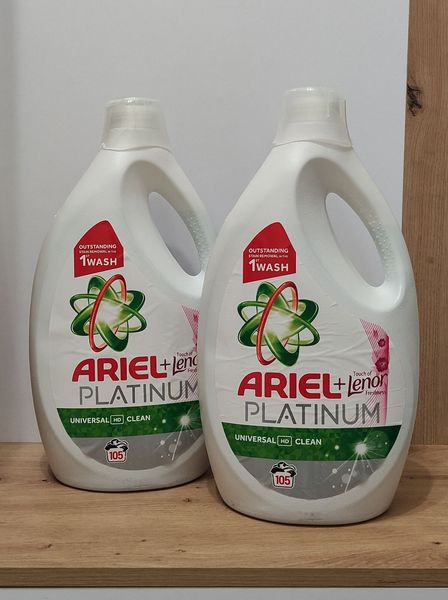 Гель для прання Ariel Platinum + Lenor, 5775мл ar2 фото